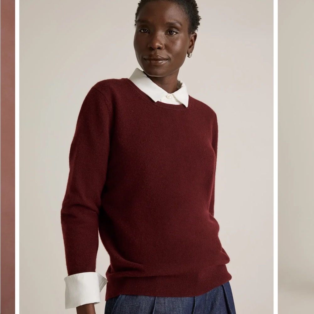 Cashmere Burgundy Sweater